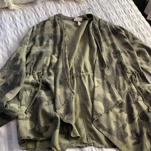 Camo cardigan